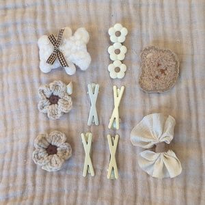 Cute Neutral Hair Bows 🤍